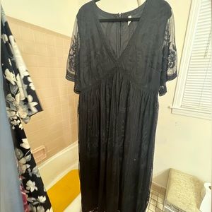 Pink Blush maxi lace dress